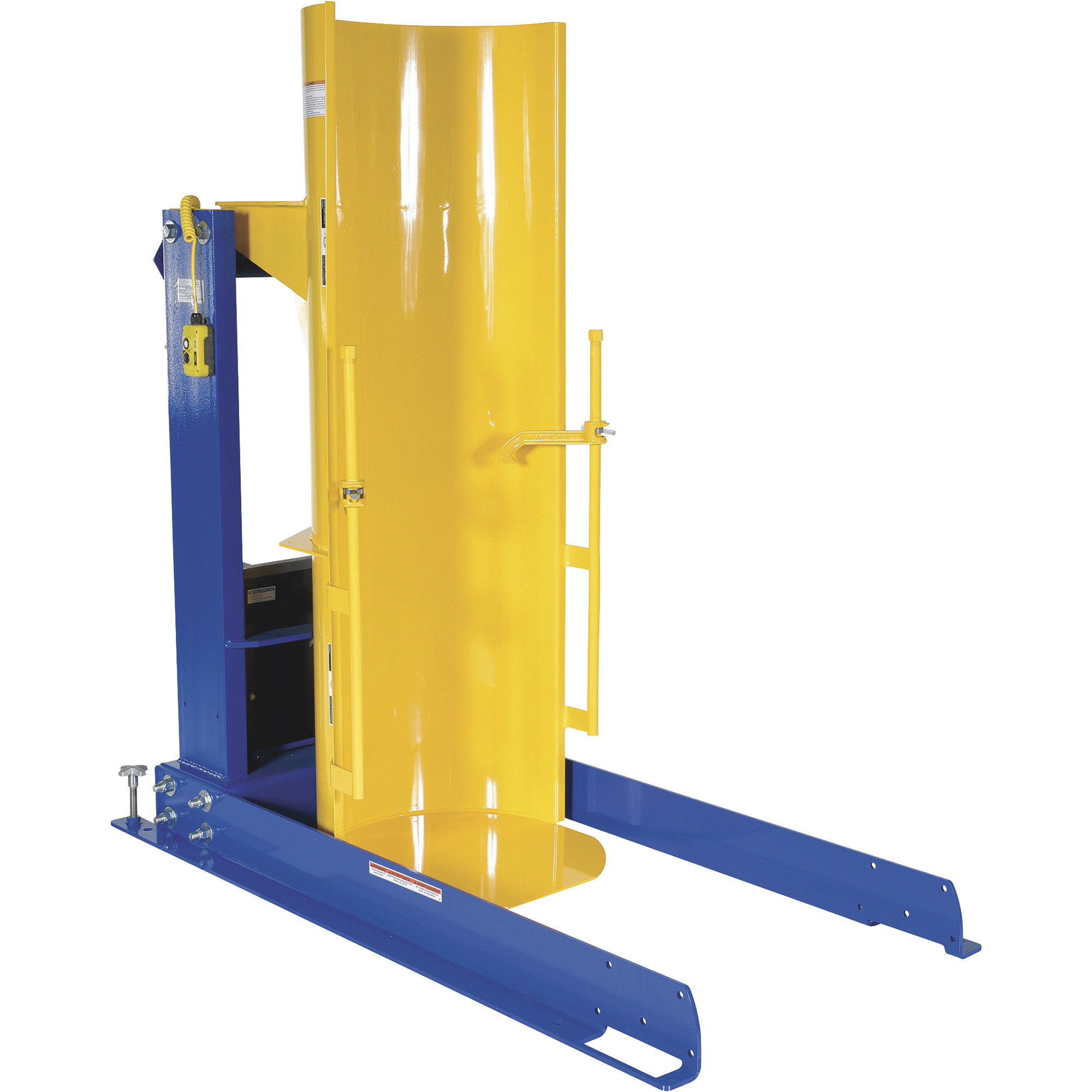 Vestil Hydraulic Drum Dumper - 1,500-Lb. Capacity, 36in. Dump Height, Stationary, Model# HDD-36-15-S